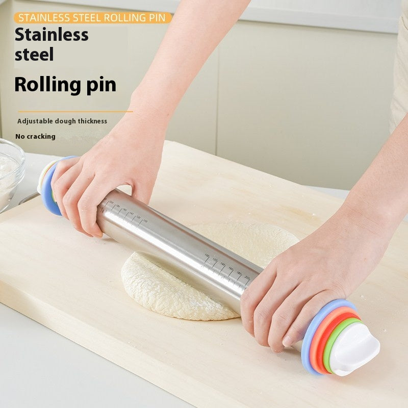 Adjustable Stainless Steel Rolling Pin