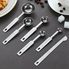 UPORS Stainless Steel Measuring Cups & Spoons Set