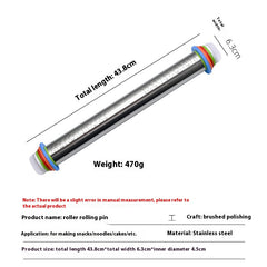 Adjustable Stainless Steel Rolling Pin